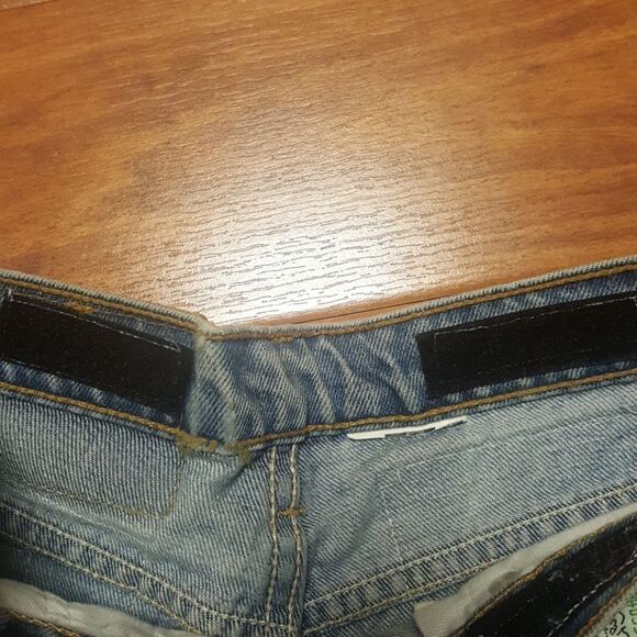 LEVI'S Custom Denim Flag Money Crossbody Handbag - Picture 6 of 6